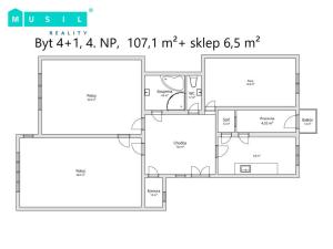 Prodej bytu 4+1, Olomouc, Tylova, 108 m2