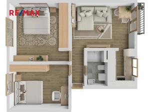 Prodej bytu 3+kk, Nasavrky, U Parku, 58 m2