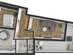 Prodej bytu 2+1, Brno, Lučiny, 60 m2