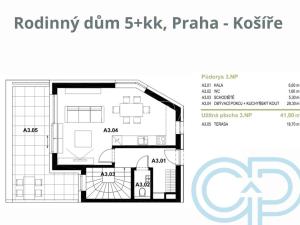 Prodej bytu 5+kk, Praha - Košíře, Hillebrantova, 137 m2