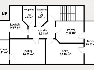 Prodej ubytování, Most, 312 m2