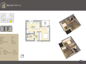 Prodej bytu 2+kk, Rychnov nad Kněžnou, Mírová, 39 m2