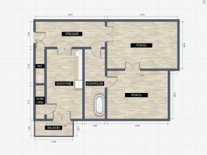Pronájem bytu 2+1, Teplice, Kollárova, 81 m2
