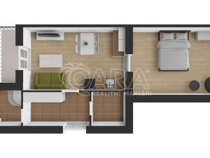 Pronájem bytu 2+kk, Praha - Nusle, Táborská, 50 m2