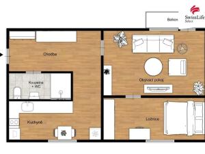 Pronájem bytu 2+1, Plzeň, Jablonského, 61 m2