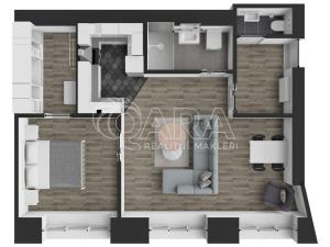 Pronájem bytu 2+kk, Praha - Nusle, 5. května, 59 m2
