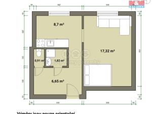 Prodej bytu 1+1, Chodov, Revoluční, 38 m2