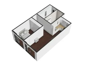 Pronájem bytu 2+kk, Brno, Lidická, 55 m2
