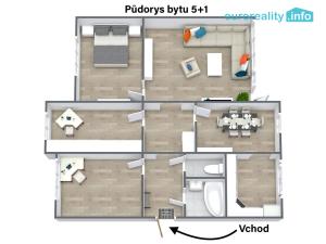 Prodej bytu 5+1, Česká Lípa, Pod Špičákem, 86 m2