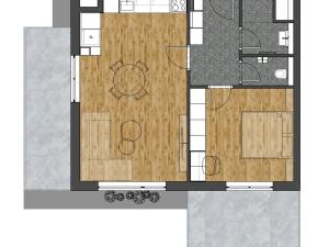 Pronájem bytu 2+kk, Praha - Modřany, Československého exilu, 67 m2