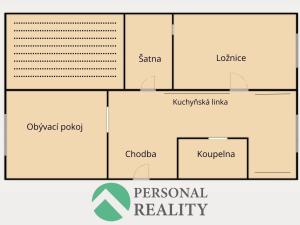 Prodej bytu 3+1, Chodov, Palackého, 60 m2