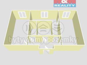 Prodej bytu 2+1, Česká Třebová, Riegrova, 49 m2