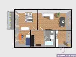 Prodej bytu 3+1, Vrchlabí, Východní, 73 m2