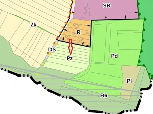 Prodej zahrady, Lesní Hluboké, 996 m2