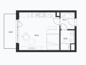 Prodej bytu 1+kk, Plzeň, Pecháčkova, 32 m2