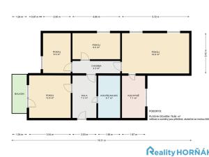 Prodej bytu 4+1, Bechyně, Písecká, 71 m2