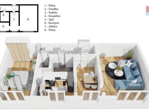 Prodej bytu 3+1, Opatov, 69 m2