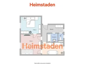 Pronájem bytu 2+1, Karviná - Nové Město, Tatranská, 58 m2