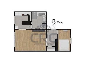 Pronájem bytu 2+1, Židlochovice, náměstí Míru, 65 m2