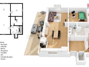 Prodej rodinného domu, Lampertice, 140 m2