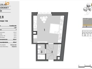 Prodej bytu 1+kk, Brno, Bratislavská, 30 m2