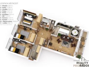 Prodej bytu 4+1, Praha, 93 m2