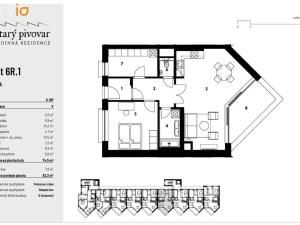 Prodej bytu 3+kk, Brno, Kollárova, 75 m2