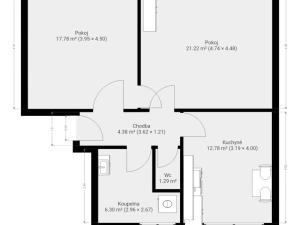 Pronájem bytu 2+1, Šlapanice, Tyršova, 63 m2