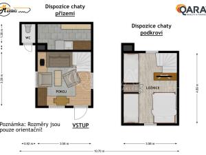 Prodej chaty, Hýskov, 36 m2