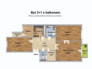 Prodej bytu 3+1, Praha - Nové Město, Podskalská, 99 m2