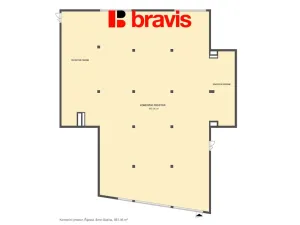 Pronájem obchodního prostoru, Brno, Řípská, 667 m2