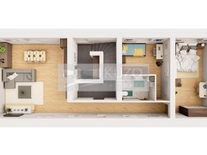 Prodej bytu 3+kk, Líšťany, Hunčice, 77 m2