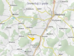 Prodej pole, Vřeskovice, 3050 m2
