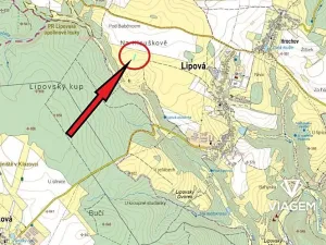 Prodej pole, Lipová, 675 m2