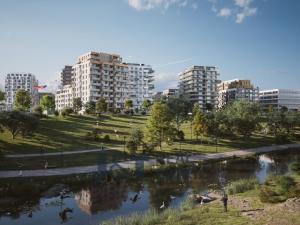 Prodej bytu 1+kk, Praha - Karlín, Libeňský ostrov, 42 m2