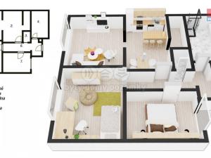 Prodej bytu 3+1, Hradec Králové - Kukleny, Pražská třída, 91 m2