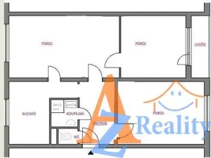 Pronájem bytu 3+1, Roztoky, Braunerova, 75 m2