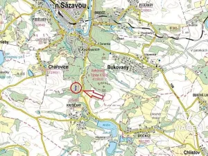 Prodej podílu lesa, Chářovice, 1160 m2