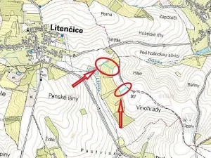 Prodej pole, Litenčice, 1120 m2