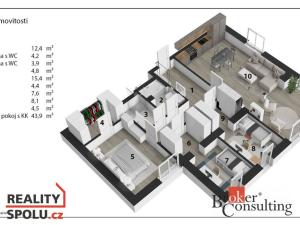 Prodej bytu 4+kk, Praha, Písčitá, 117 m2