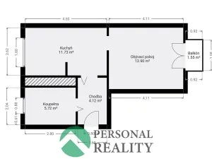 Prodej bytu 1+1, Neratovice, Vančurova, 40 m2