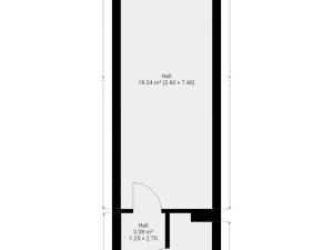 Pronájem bytu 1+kk, Praha - Kyje, Za černým mostem, 27 m2