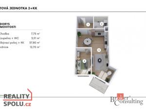Prodej bytu 2+kk, Kladno, Váňova, 69 m2