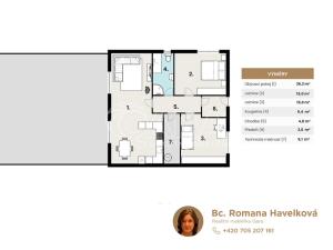 Prodej bytu 3+kk, Nový Knín, 87 m2