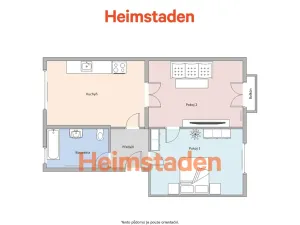 Pronájem bytu 2+1, Havířov - Šumbark, Dukelská, 48 m2