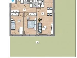 Prodej bytu 3+kk, Praha - Zličín, Strážovická, 81 m2