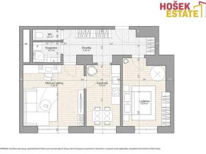 Prodej bytu 2+1, Přerov, tř. Gen. Janouška, 62 m2