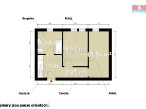 Pronájem bytu 3+kk, Plzeň, Zábělská, 35 m2