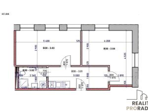 Pronájem bytu 2+1, Brno, Hybešova, 43 m2