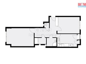 Pronájem bytu 3+kk, Praha - Podolí, Nedvědovo náměstí, 79 m2